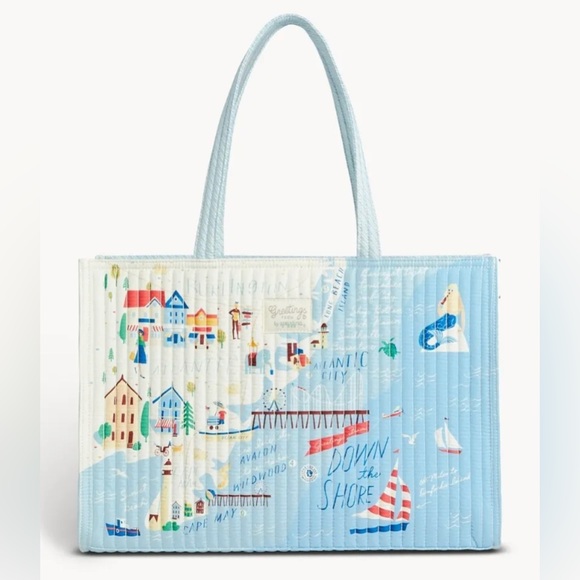 Spartina 449 Handbags - Spartina 449 Down the Shore Quilted Market Tote OS